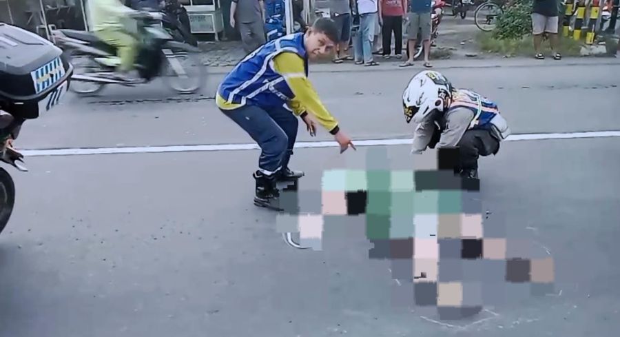 Nenek di Gedeg Mojokerto Tewas Usai Ditabrak Honda Vario