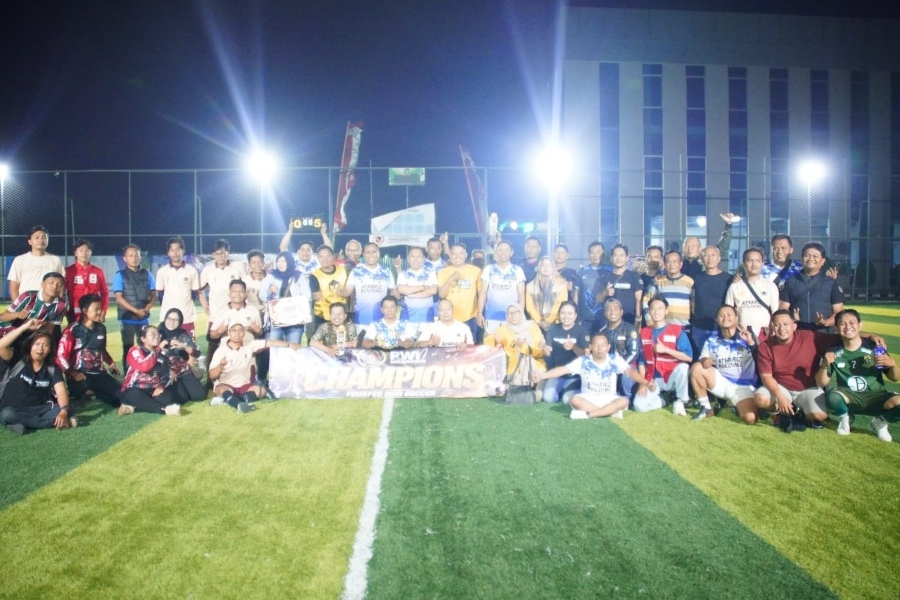 Buka Fourfeo Mini Soccer PWI Mojokerto Raya, Bupati Mojokerto Pesan Jalin Kebersamaan dan Kekompakan