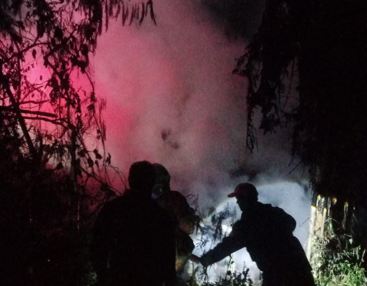 Tempat Usaha Pembuatan Tahu di Mojokerto Terbakar