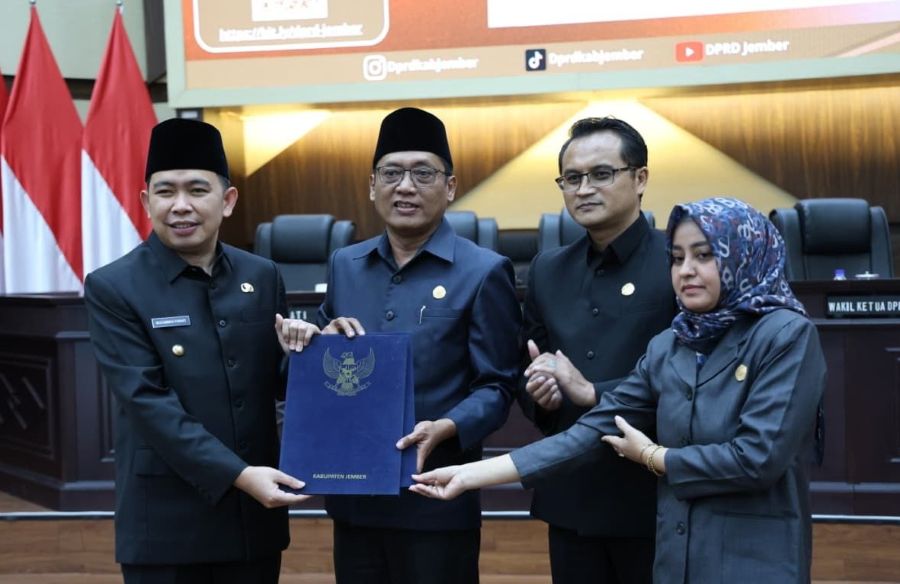 Lima Raperda Disahkan Jadi Perda, DPRD dan Pemkab Jember Perkuat Fondasi Pembangunan Daerah