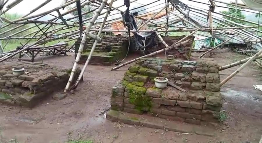 Cungkup Pelindung Situs Gemekan Mojokerto Roboh, Warga Soroti Minimnya Perhatian Pemerintah