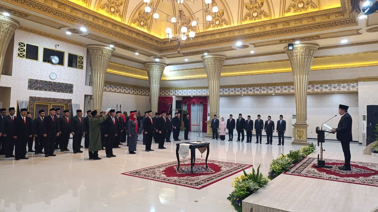 Bupati Jember Gelar Pelantikan dan Pengambilan Sumpah Jabatan Pejabat Eselon Dua