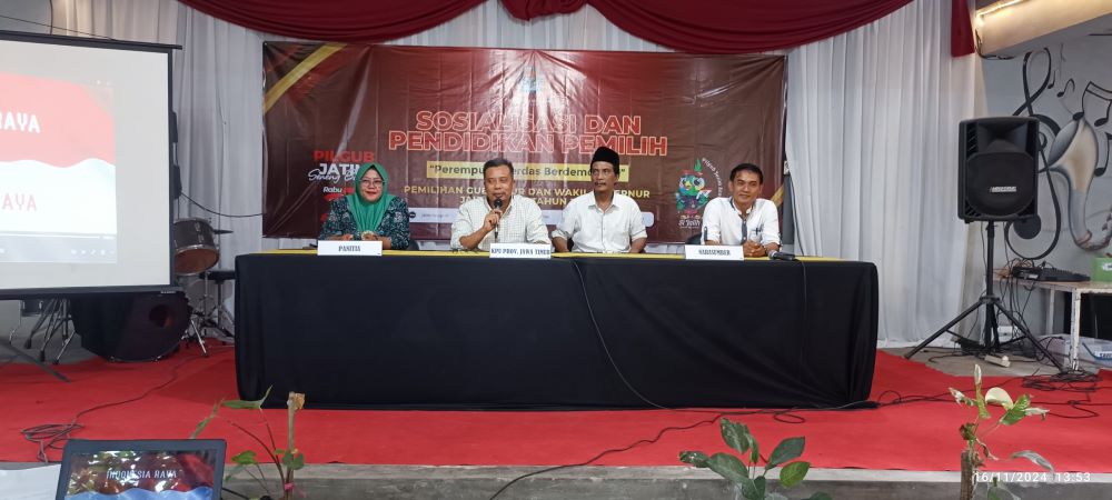 KPU Jatim Gelar Sosialisasi di Kota Mojokerto, Sasar Aktivis Perempuan dan Organisasi Wanita