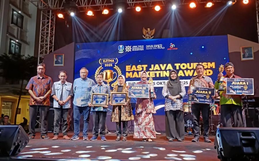 Pemkab Jember Raih Best Marketing Campaign di Ajang East Java Tourism Marketing Award 2025