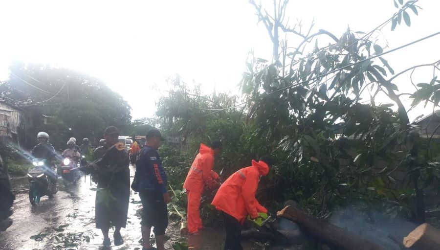 Hujan dan Angin Kencang Rusak 14 Rumah di Mojokerto