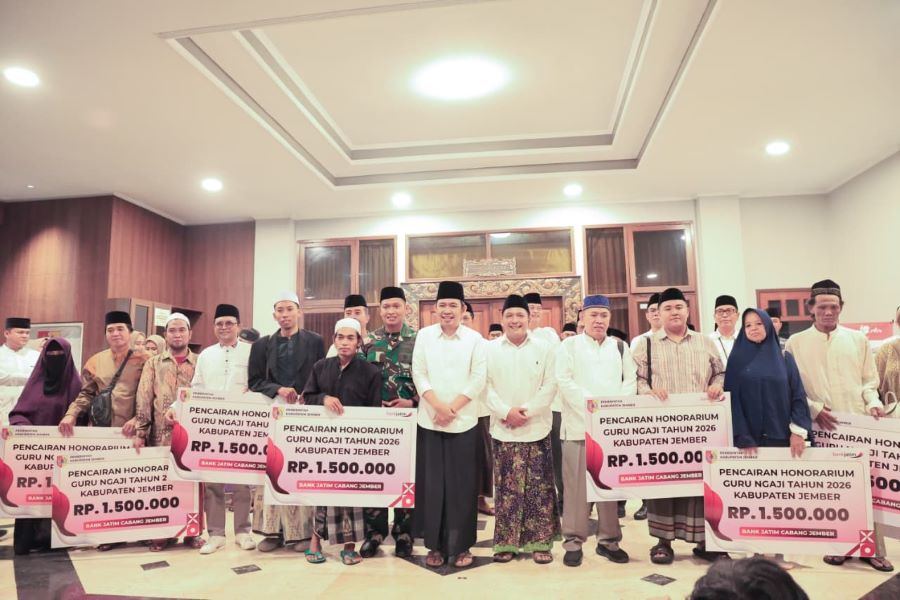 Pemkab Jember Berikan Jaminan Sosial dan Insentif pada Momen Peringatan Nuzulul Qur'an 