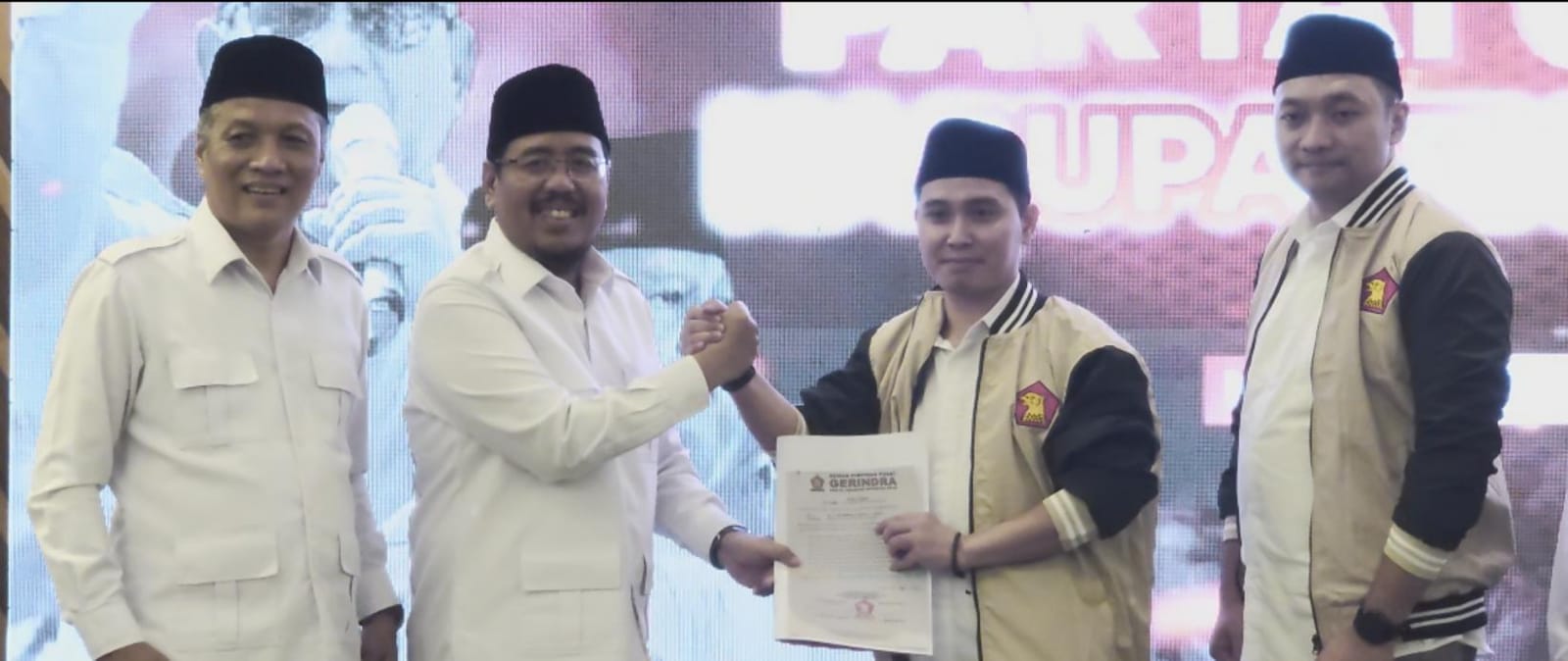 Gus Barra dan Rizal Dapat Surat Tugas dari Gerindra Maju Pilbup Mojokerto 2024