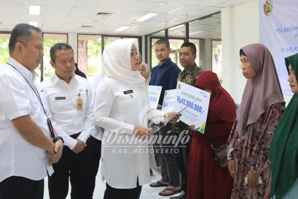 Pemkab Mojokerto Gelontorkan Rp 392 Juta untuk Santunan Program JKM-JKK