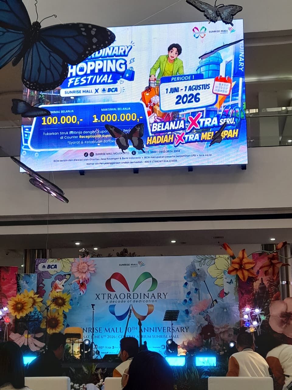 10 Tahun Sunrise Mall, Tempat Belanja hingga Ruang Berkumpul Warga Mojokerto