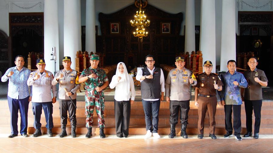 Pastikan Keamanan Natal, Forkompimda Mojokerto Raya Kompak Tinjau Sejumlah Gereja