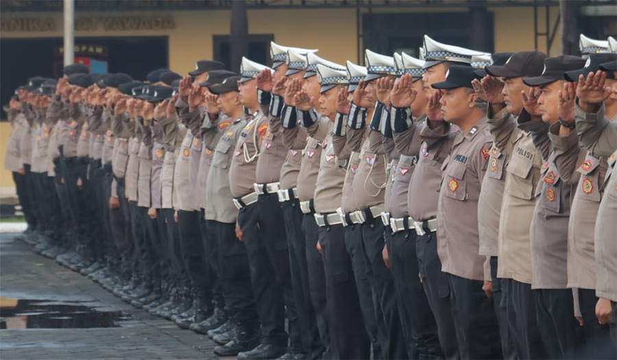 Libur Panjang Idul Adha, Polisi di Mojokerto Siaga di Kawasan Pariwisata