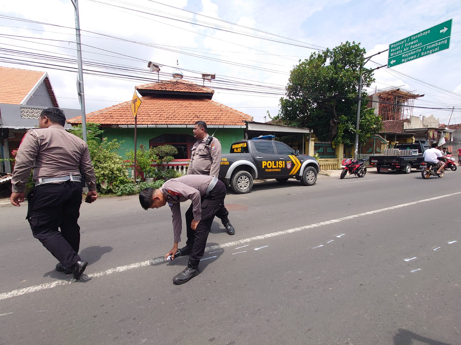 Pelajar Asal Kutorejo Mojokerto Tewas Tertabrak Pikap Usai Gagal Nyalip