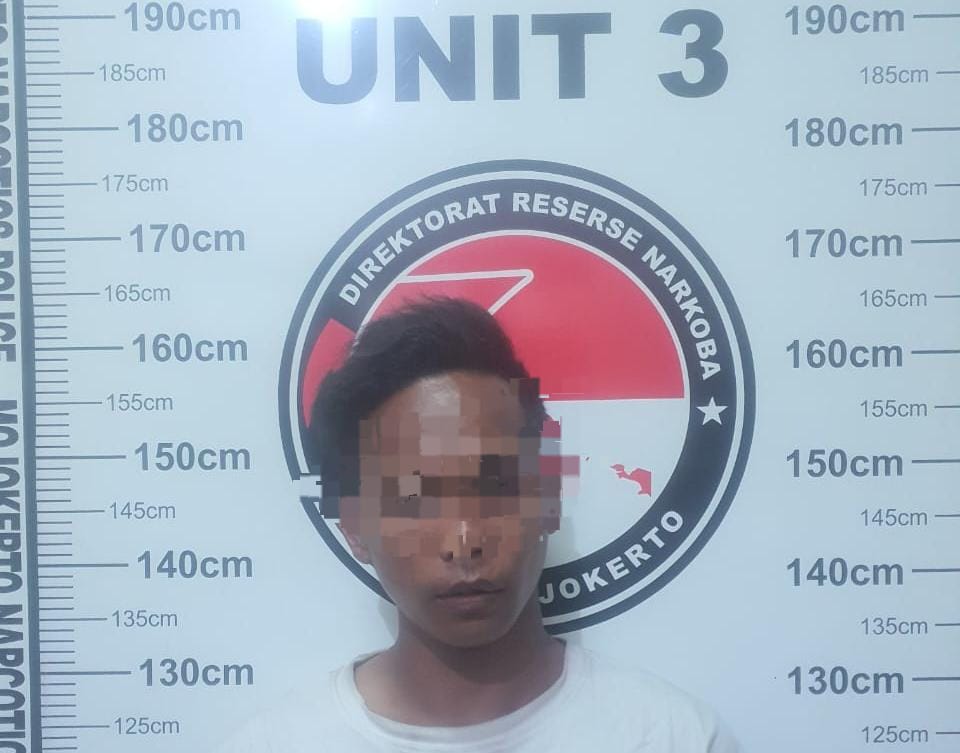 Remaja di Mojokerto Diamankan Polisi Karena Kedapatan Bawa Sabu Seberat 61,98 gram