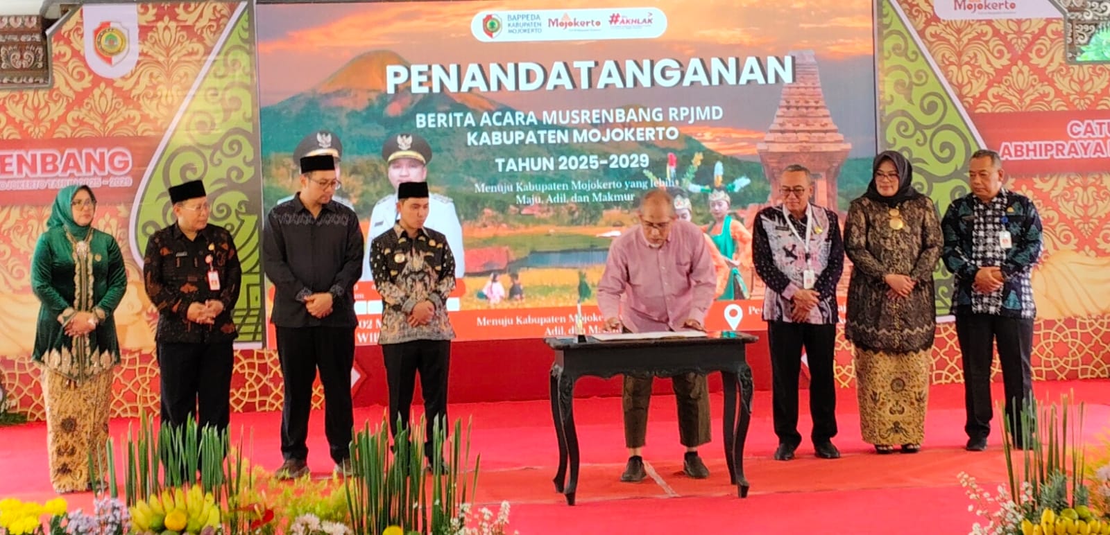 Bupati Mojokerto Paparkan 4 Misi Utama Arah Pembangunan Mojokerto Dalam Musrenbang RPJMD