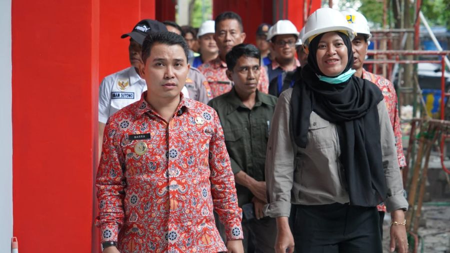 Perbaikan Stadion Gajah Mada Mojosari Difokuskan pada Drainase, Tribun dan Pavingisasi 