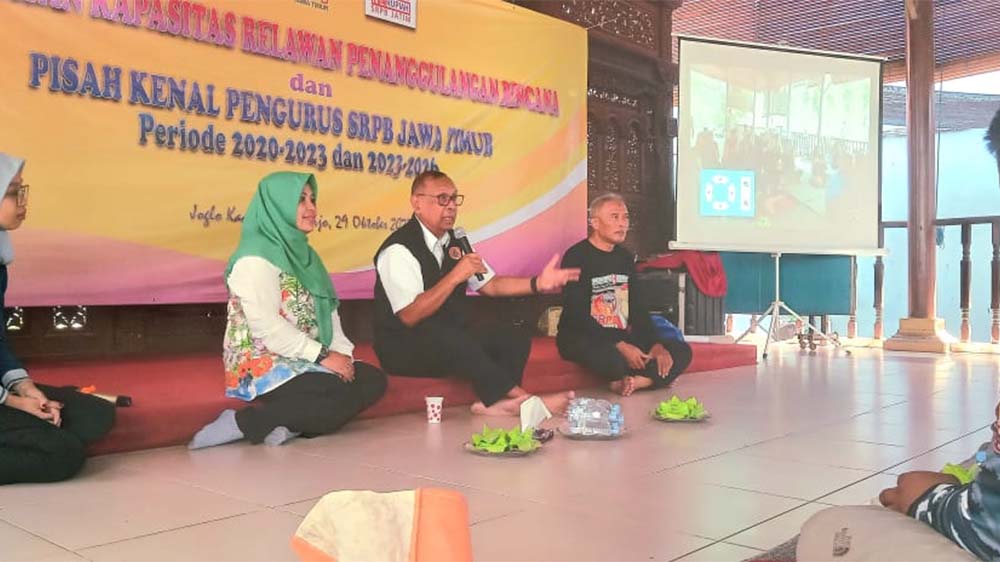 e-Volunteer Diperkenalkan pada Relawan Penanggulangan Bencana Jatim