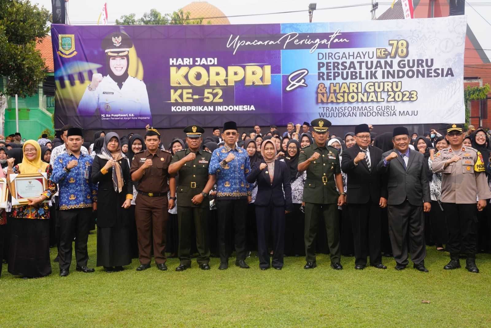 Wali Kota Mojokerto Ajak PGRI Siapkan Generasi Emas 2045