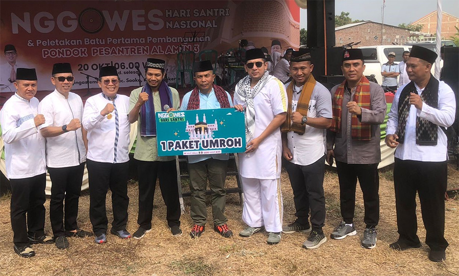 Hari Santri, LCC Meriahkan Gowes Bersama Pj Wali Kota dan Pjs Bupati Mojokerto