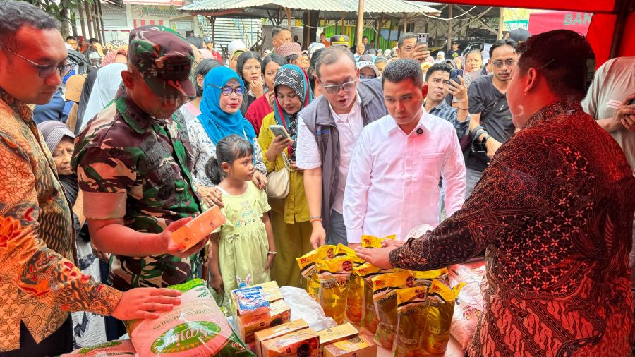 Salah Satu Program 100 Hari Kerja, Bupati Al Barra Gelar Operasi Pasar Ramadan Berkah 