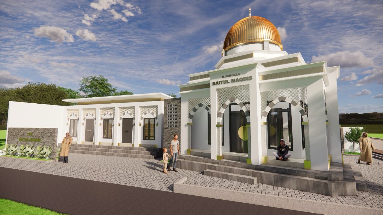 Bangun Musholla Baitul Maqdis, Warga Rame-Rame Gotong Royong