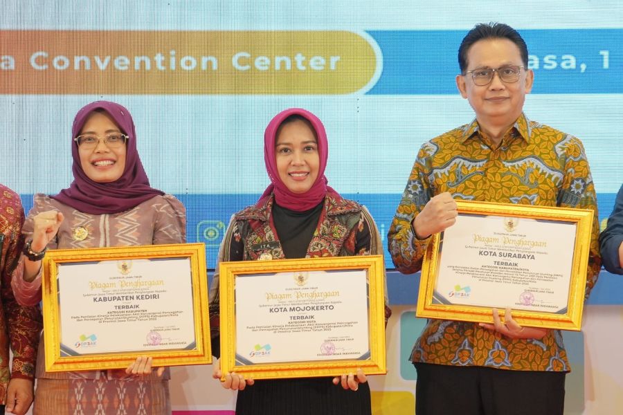 Pemkot Mojokerto Raih Predikat Terbaik Pertama Penanganan Stunting se-Jatim 