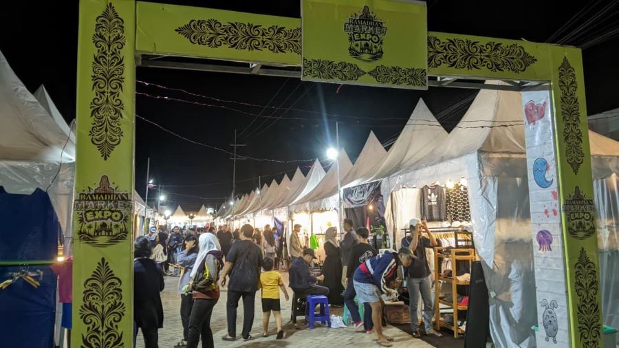 Berburu Outfit Lebaran, Pengunjung Padati Ramadan Market Expo Mojokerto