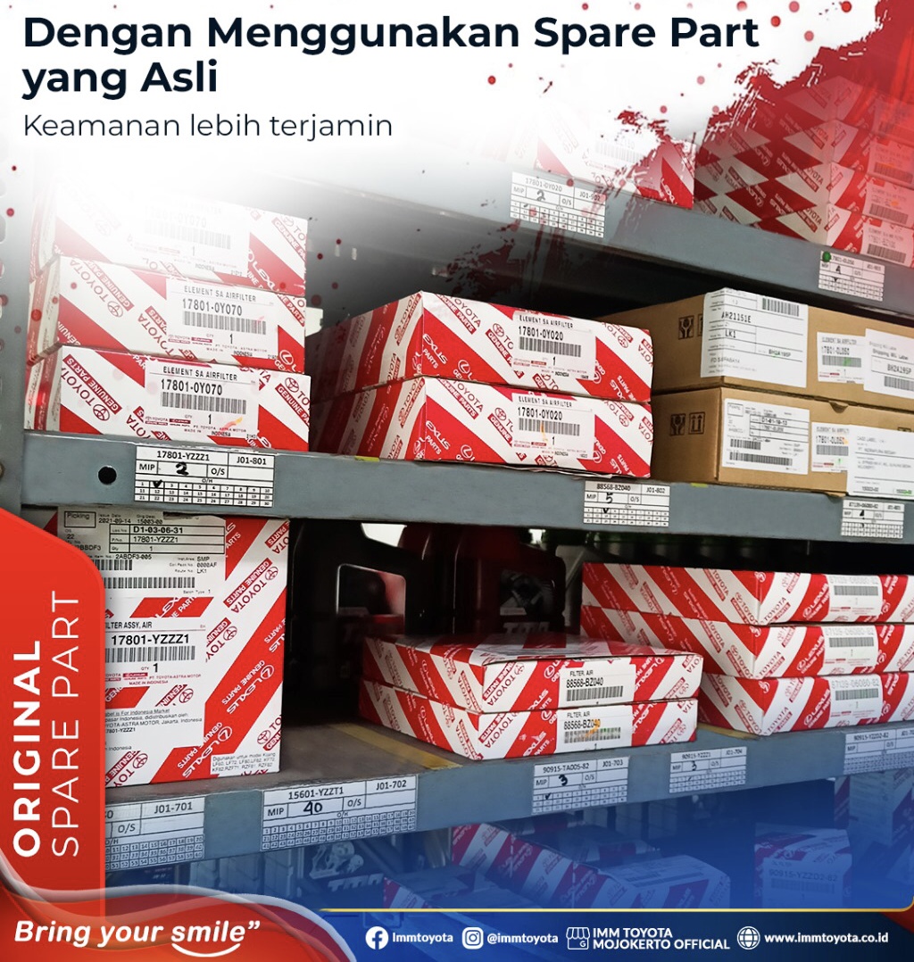 Yuk, Pakai Sparepart Orisinal