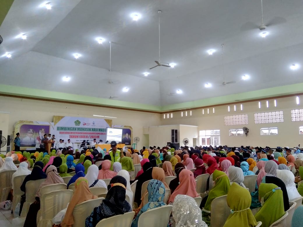 1127 Calon Jemaah Haji Asal Mojokerto Laksanakan Bimbingan Manasik dari Kakenmenag 