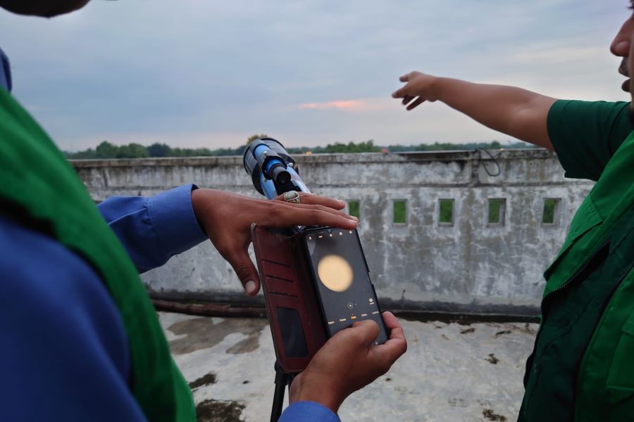 Hilal Awal Ramadan 2026 Tidak Terlihat di Mojokerto