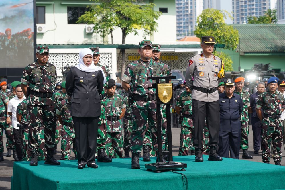 18.287 Pasukan Gabungan TNI-Polri Siap Amankan Pemilu 2024 