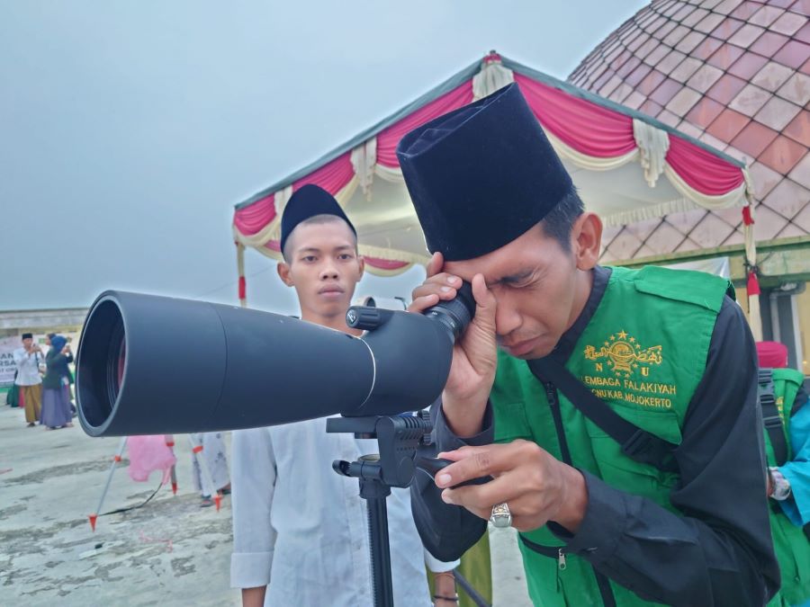 Hilal Lebaran 2026 Tidak Terlihat di Mojokerto, Masih di Bawah Ufuk