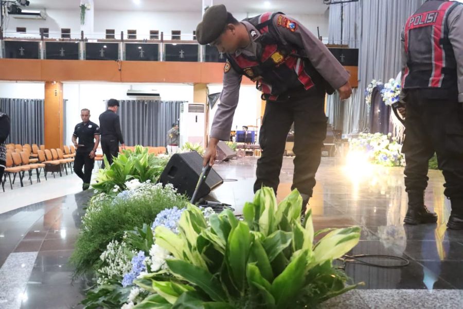 Jelang Natal, Gereja di Kota Mojokerto Mulai Disterilisasi