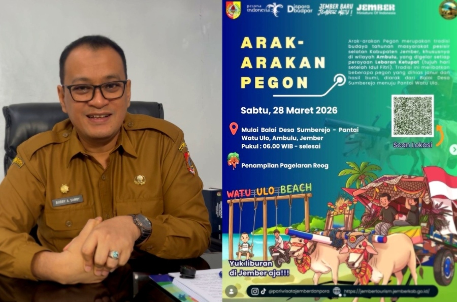 Pariwisata Berbasis Budaya, Arak-arakan Pegon Siap Digelar di Desa Sumberejo, Ambulu, Jember