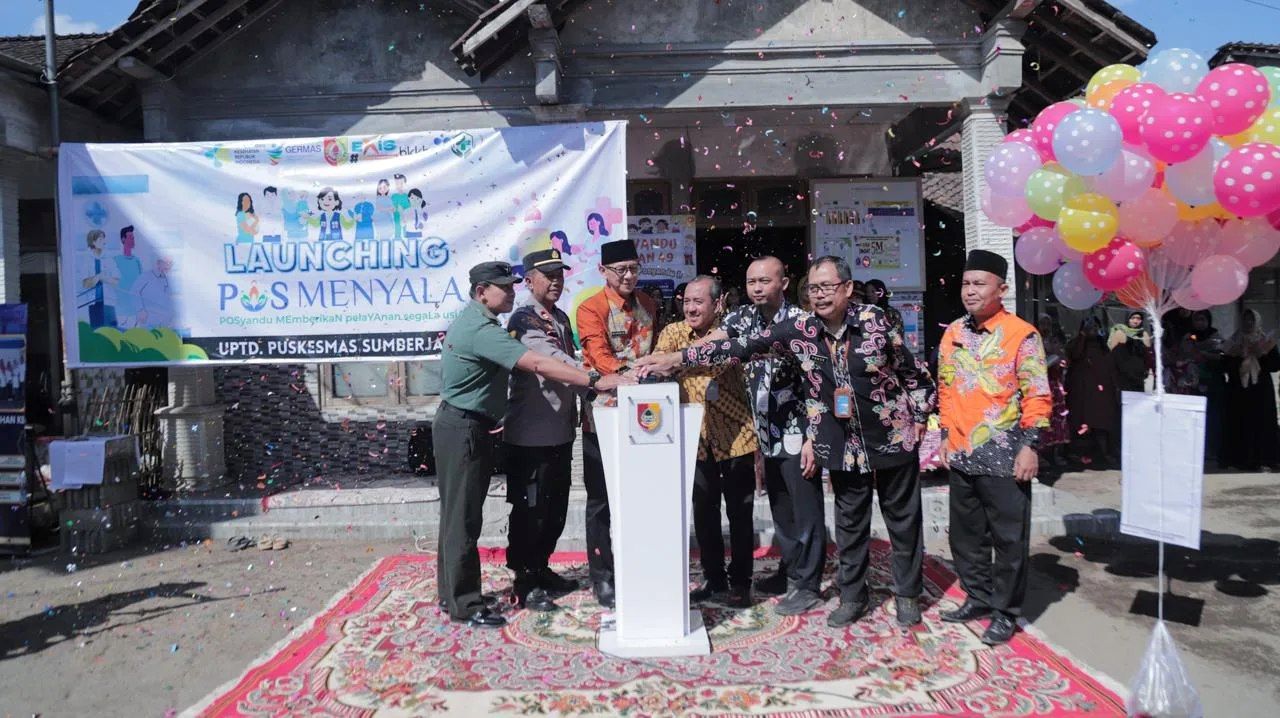 Wabup Jember Launching Pos Menyala,  Mudahkan Masyarakat Periksa Kesehatan