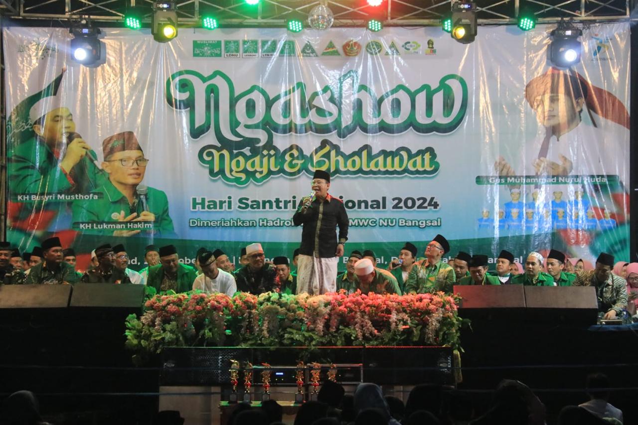  Hari Santri Nasional 2024 di Pemkab Mojokerto Diperingati dengan Ngashow