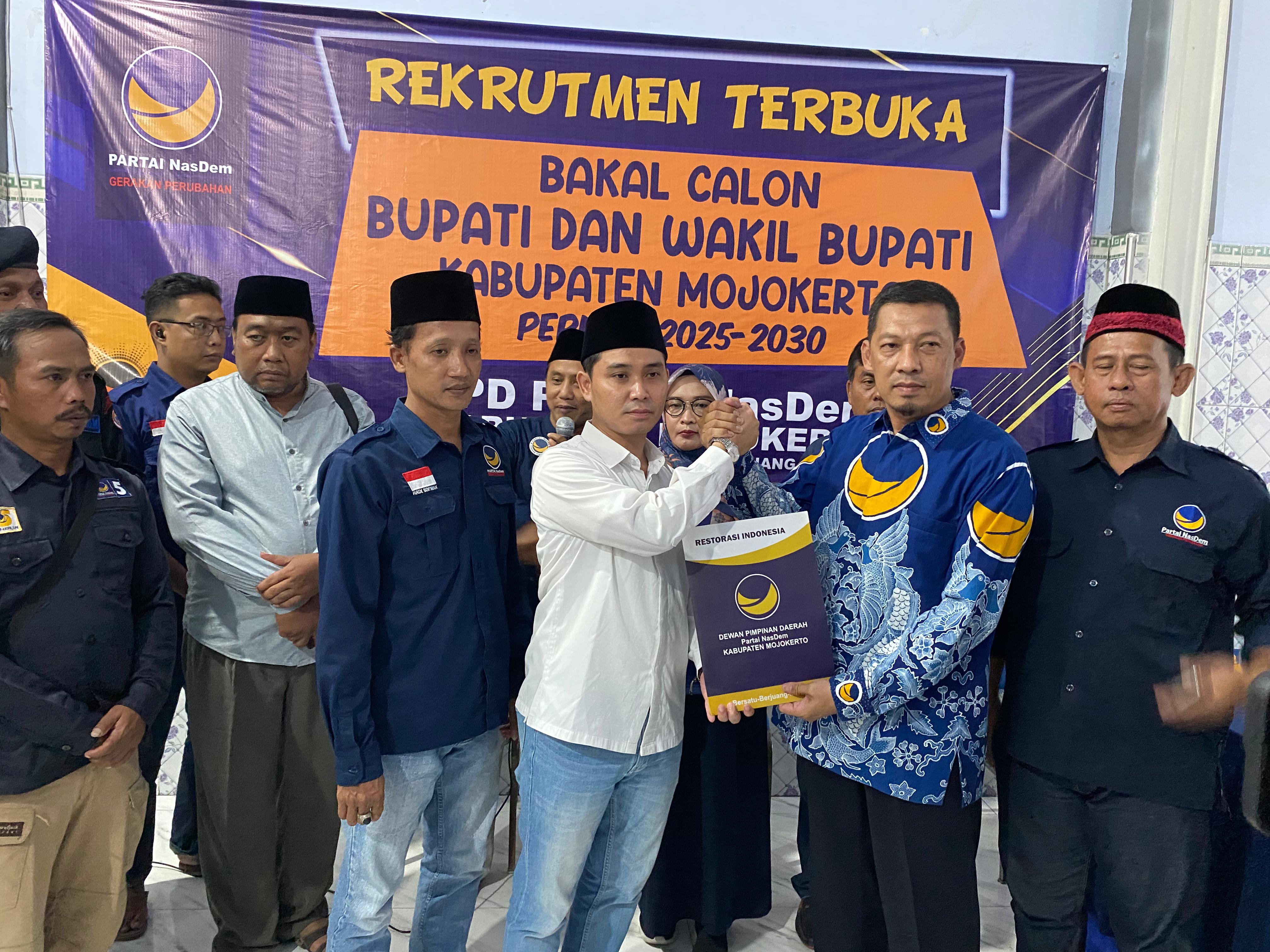 Pilkada Mojokerto, Nasdem Hanya Usung Calon Tunggal 