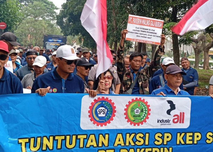 Ratusan Karyawan PT Pakerin Kembali Turun ke Jalan, Desak Gaji Desember Dibayar Penuh 