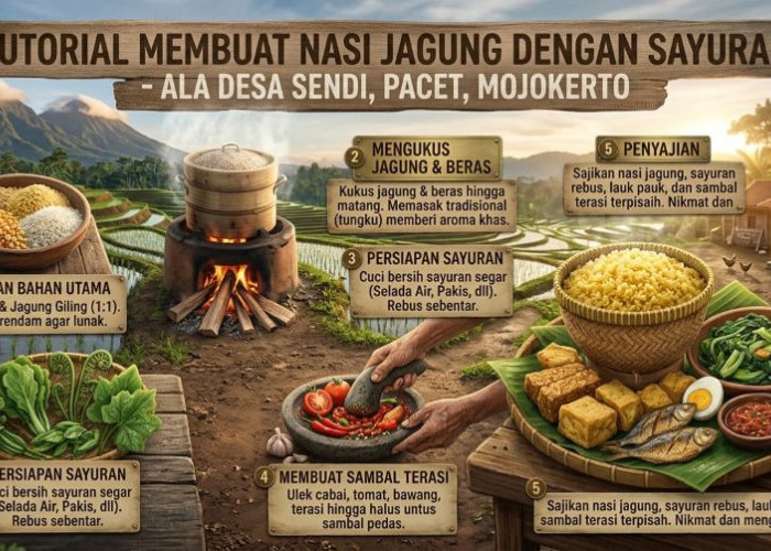 Rahasia Lezat Nasi Jagung Desa Sendi, Pacet Mojokerto Kuliner Lereng Welirang yang Selalu Diburu Wisatawan