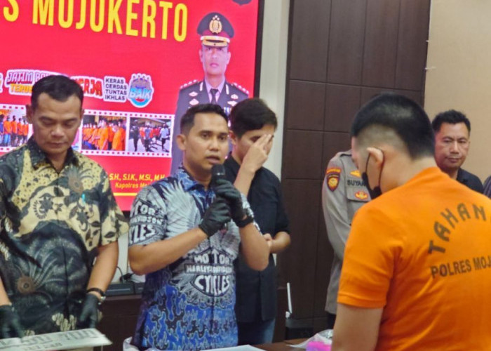 Pria Asal Kediri Diringkus Polisi atas Percobaan Pembunuhan Kekasihnya Sendiri di Mojokerto