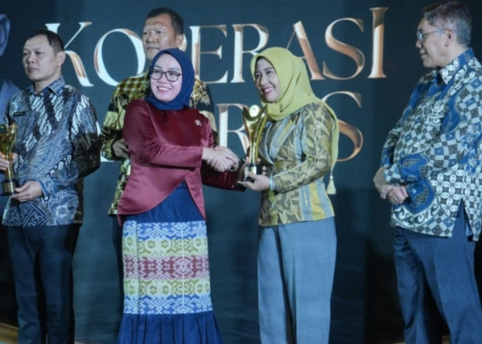 Sukses Majukan Koperasi, Ning Ita Raih Penghargaan Bakti Koperasi Nayaka Mahambra dari Menkop RI