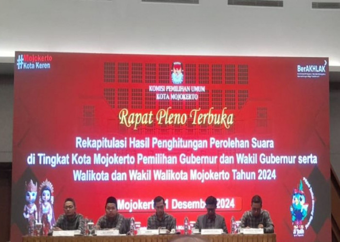 Surat Pemberitahuan MK Turun, KPU Kota Mojokerto Jadwalkan Penetapan Wali Kota Terpilih 9 Januari 2024