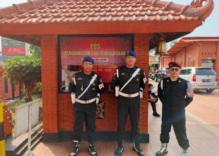 Perkuat Keamanan, Lapas Mojokerto Dapat Pengamanan dari Polresta dan Denpom 