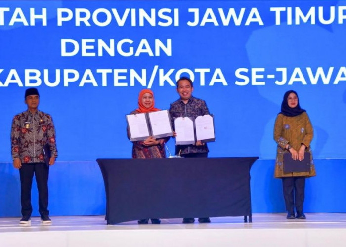 Pemkab Jember Tanda Tangani Nota Kesepakatan Restorative Justice Bersama Gubernur dan Kejati