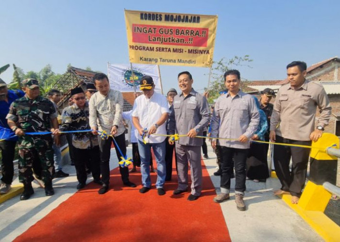 Jembatan Bolorejo, Kemblagi Mojokerto Senilai Rp3,2 Miliar Buka Akses Warga dan Perkuat Ekonomi Desa