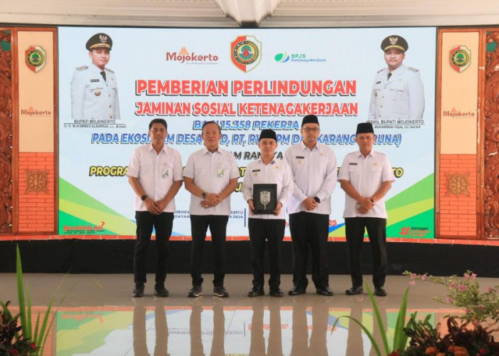  15.358 Pekerja Ekosistem Desa di Kabupaten Mojokerto Peroleh Kesejahteraan Senilai Rp 1 M Lebih