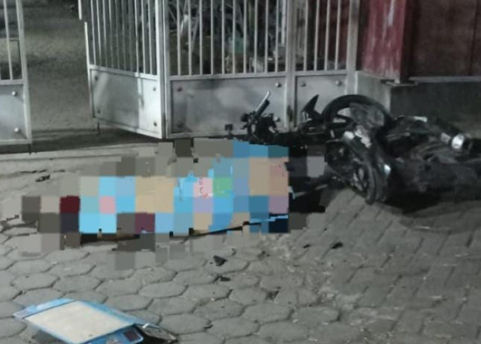 Oleng Saat Melaju, Pemotor Asal Magetan Tewas di Jalan Mojorejo Mojokerto