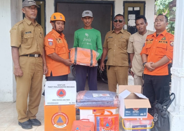 BPBD Jember Salurkan Bantuan Korban Rumah Terbakar