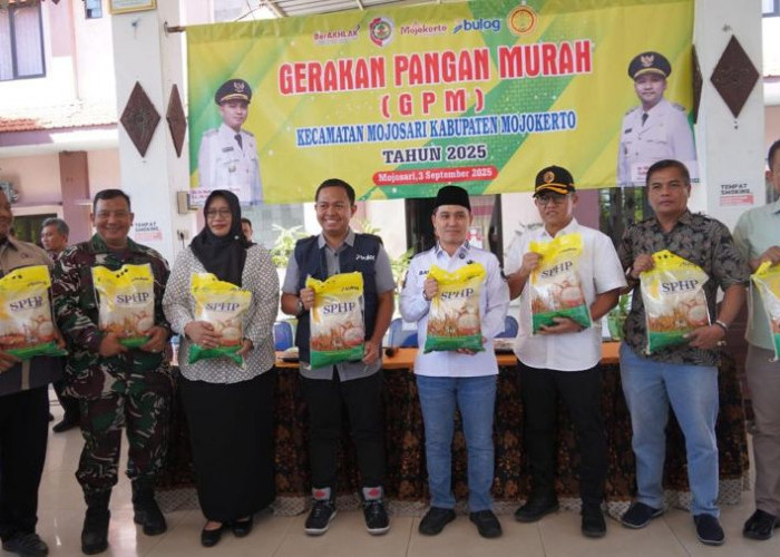 Pemkab Mojokerto Gelar Gerakan Pangan Murah Serentak di 18 Kecamatan