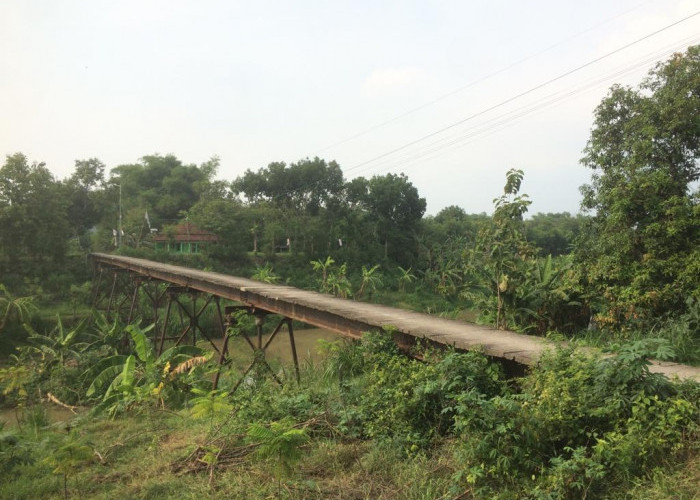 Jembatan Deng-Deng, Jembatan Ekstrem Peninggalan Belanda di Mojokerto