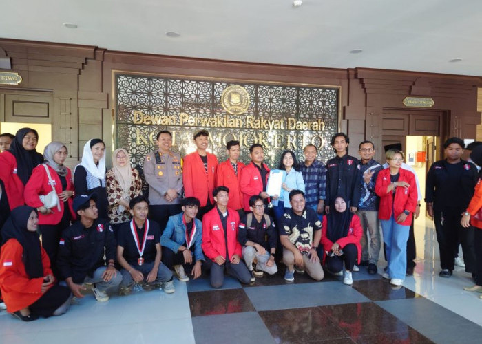 GMNI Mojokerto Raya Audensi ke DPRD, Desak Pengesahan RUU Perampasan Aset